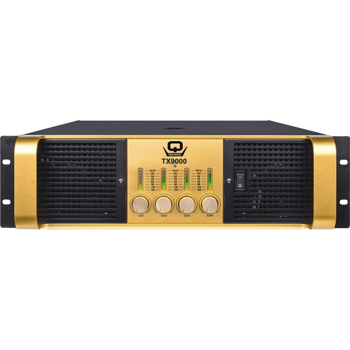 Qube TX 9000 4-Channel 8400W Power Amplifier (4 x 2100W)
