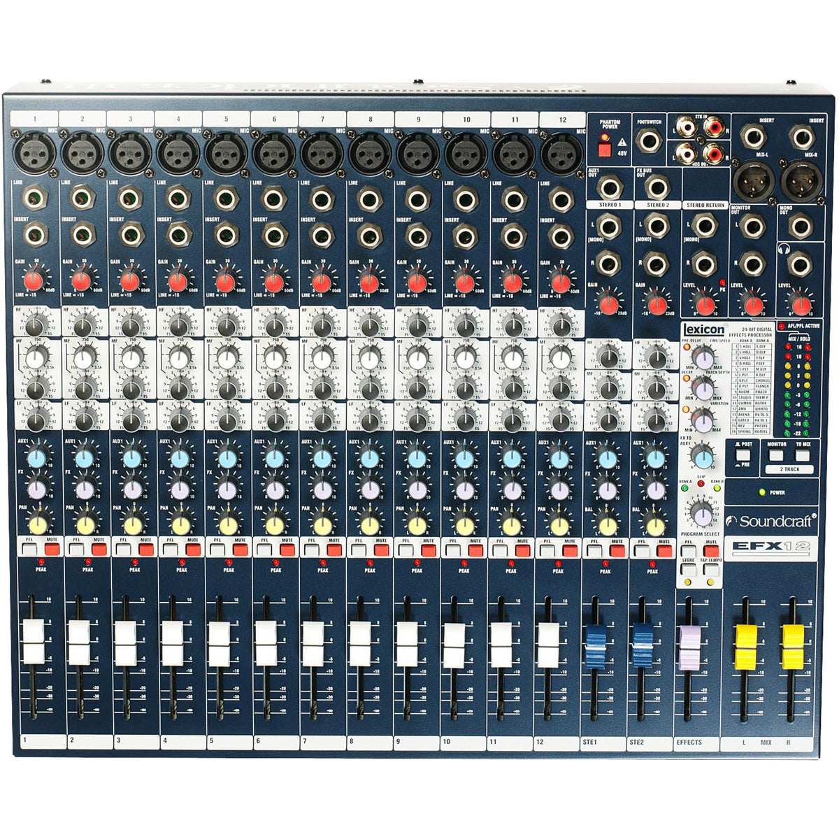 Original Soundcraft EFX12, 12 Channel Mixer with FX