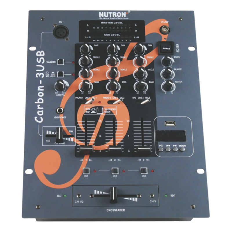 Nutron+ Carbon-3USB