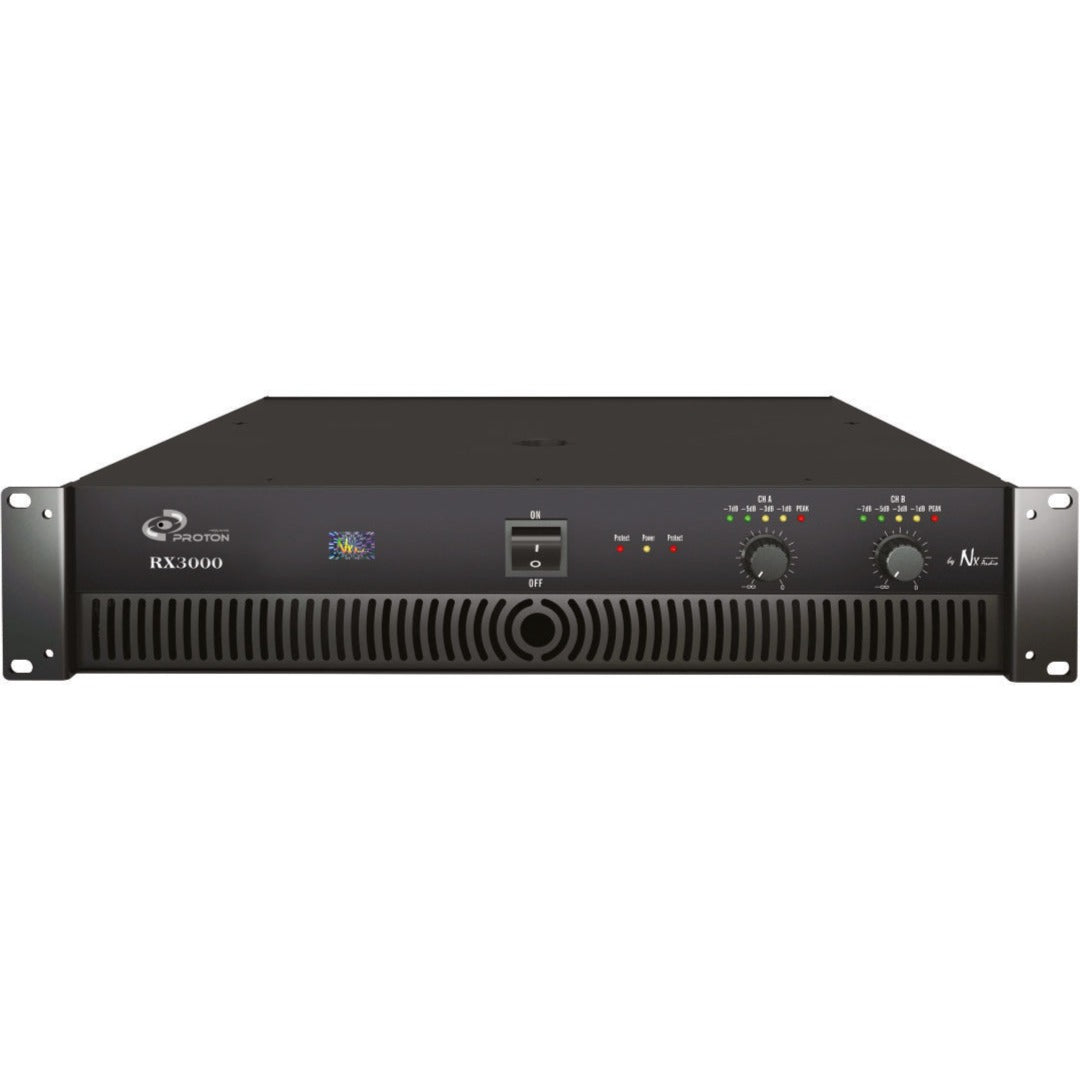 Original NX Audio RX-3000, 2500 Watt Power Amplifier (2 X 1250 Watt)