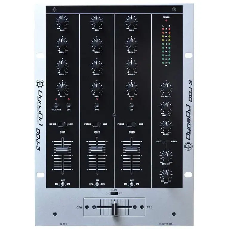 Dynatech DDJ-3 3Channel Professional Audio Mixer