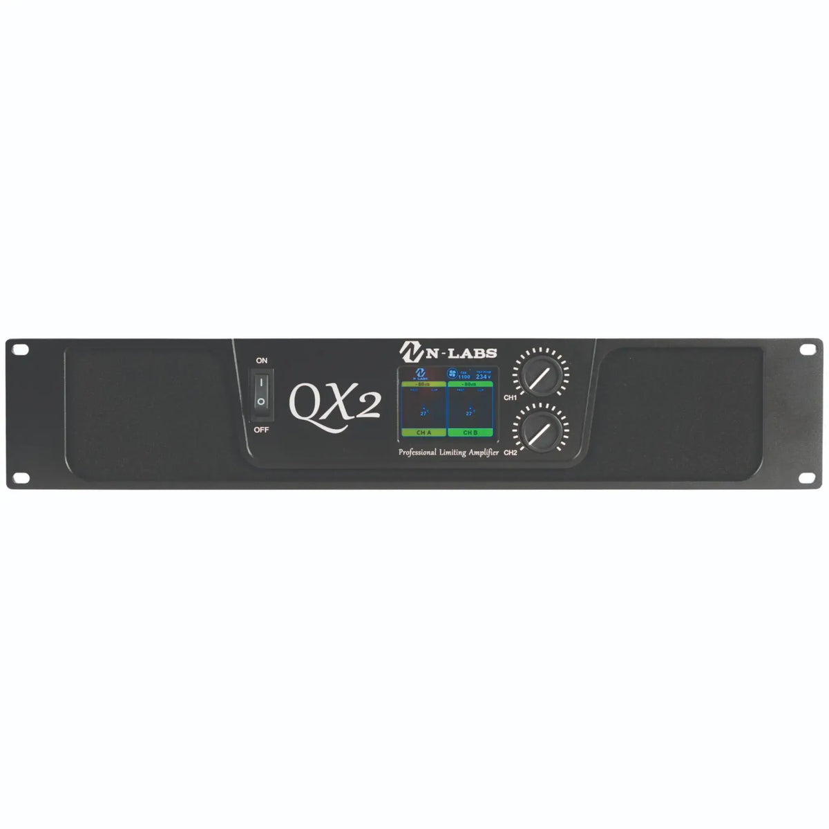 N LABS QX2D 2000 watt Power Amplifier with Digital Display
