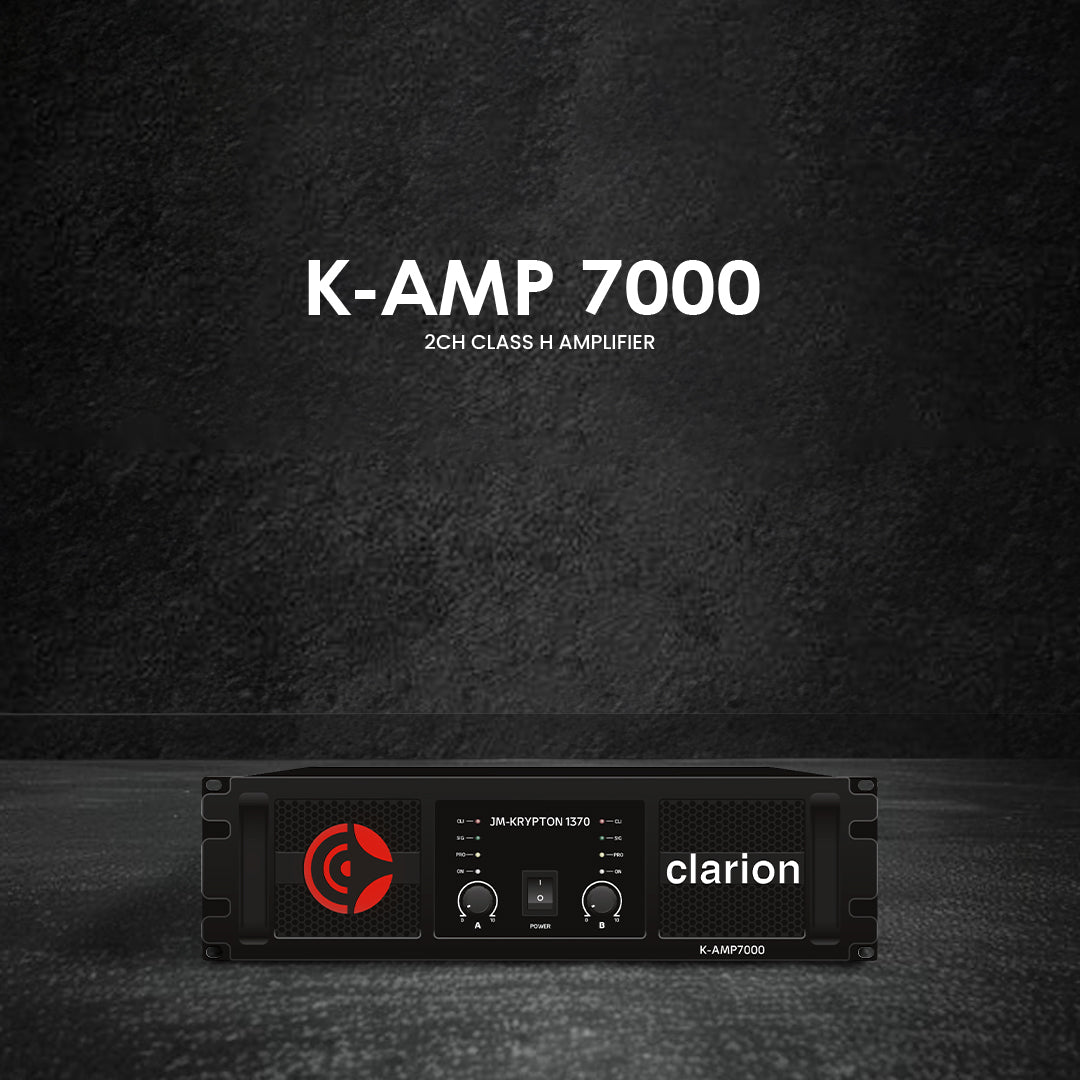 Clarion K AMP 7000, 7000 Watt 2CH Class H Amplifier