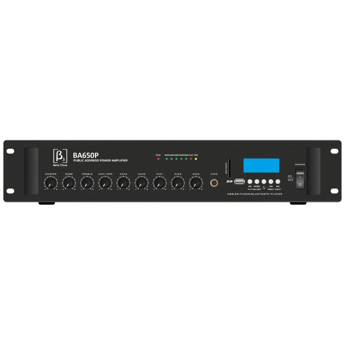 Beta3 BA650P 650 Watt PA Amplifier