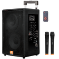 Real Audio RQ-208BT (80 Watt Dual 8inch Portable Amplifier)