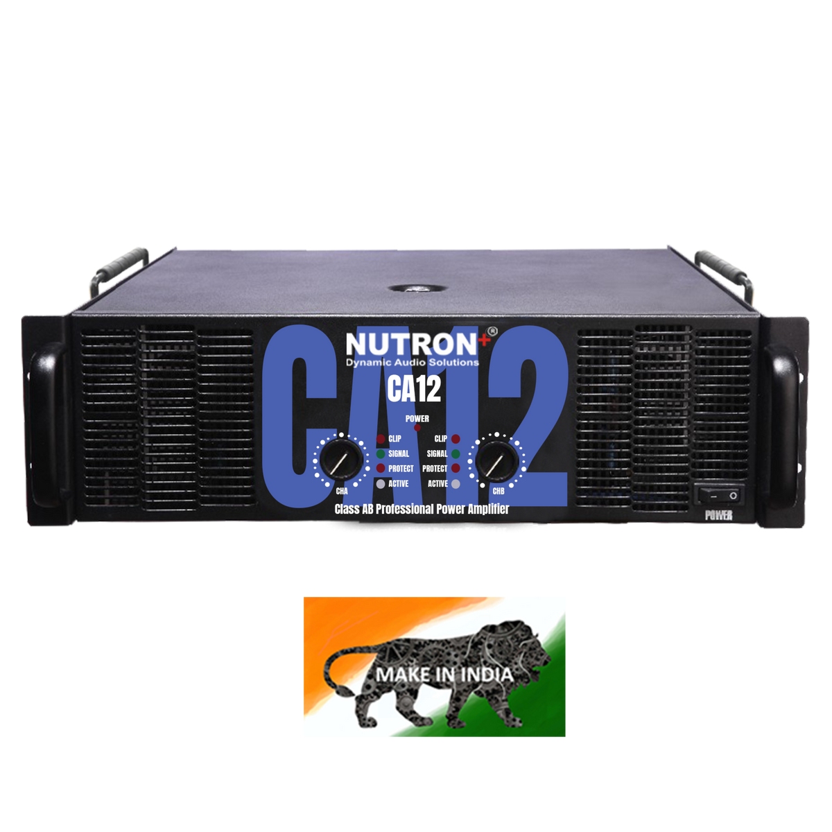 Nutron CA-12, 2800 Watt Power Amplifier (1400+1400 Watt @ 2Ω)