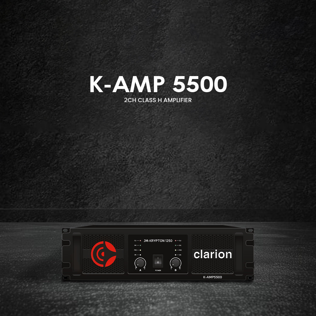Clarion K AMP 5500, 5500 Watt 2CH Class H Amplifier