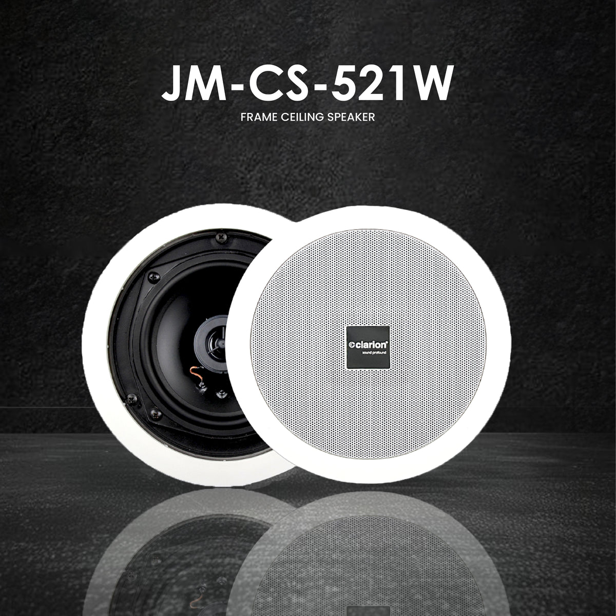 Clarion JM-CS-521W 5.25inch 50Watt Ceiling Speaker