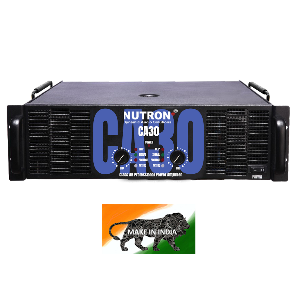Nutron CA-30, 6000 Watt Power Amplifier (3000+3000 Watt @ 2Ω)