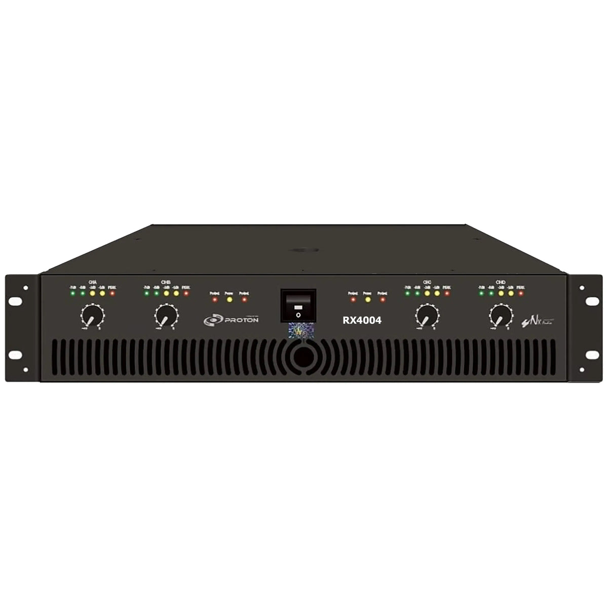 Original NX Audio RX-4004, 4400 Watt 4 channel Power Amplifier