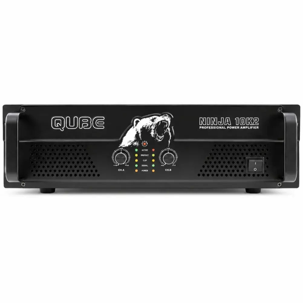 Qube NINJA 10K2 Power Amplifier (2 x 5000W)
