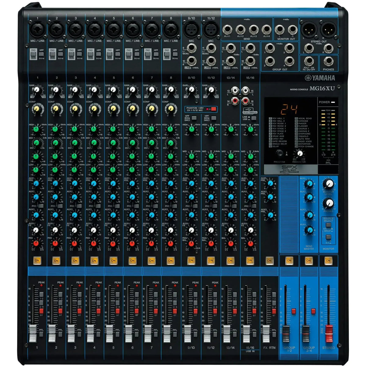 Original Yamaha MG16XU 16 channel Mixing Console