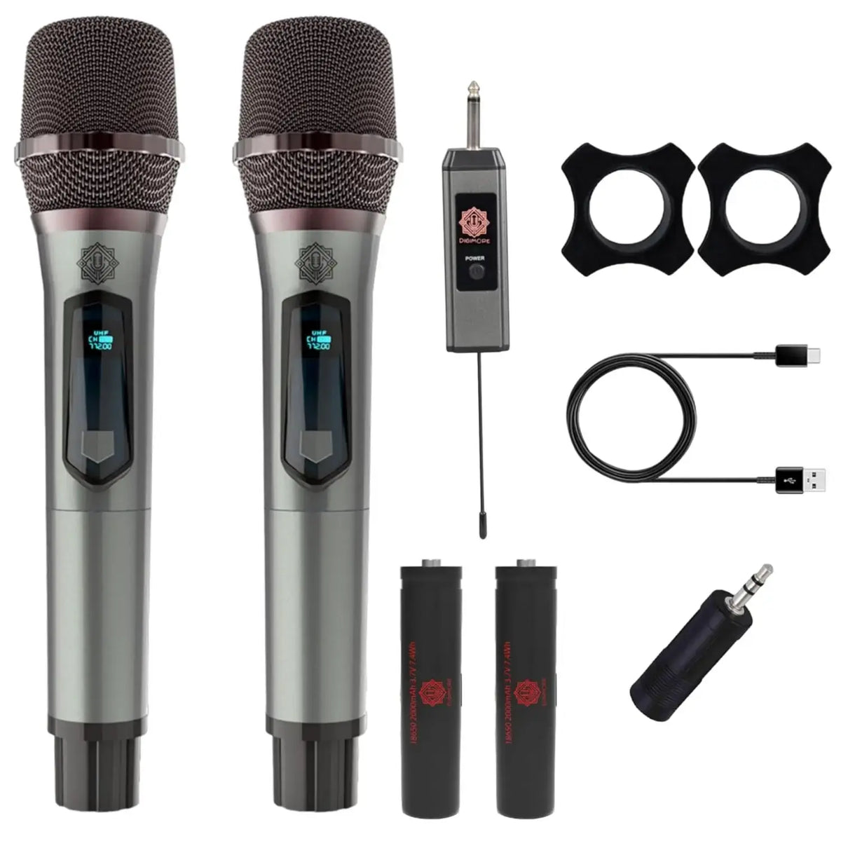 Digimore D-350 Dual Handheld Wireless Microphone System