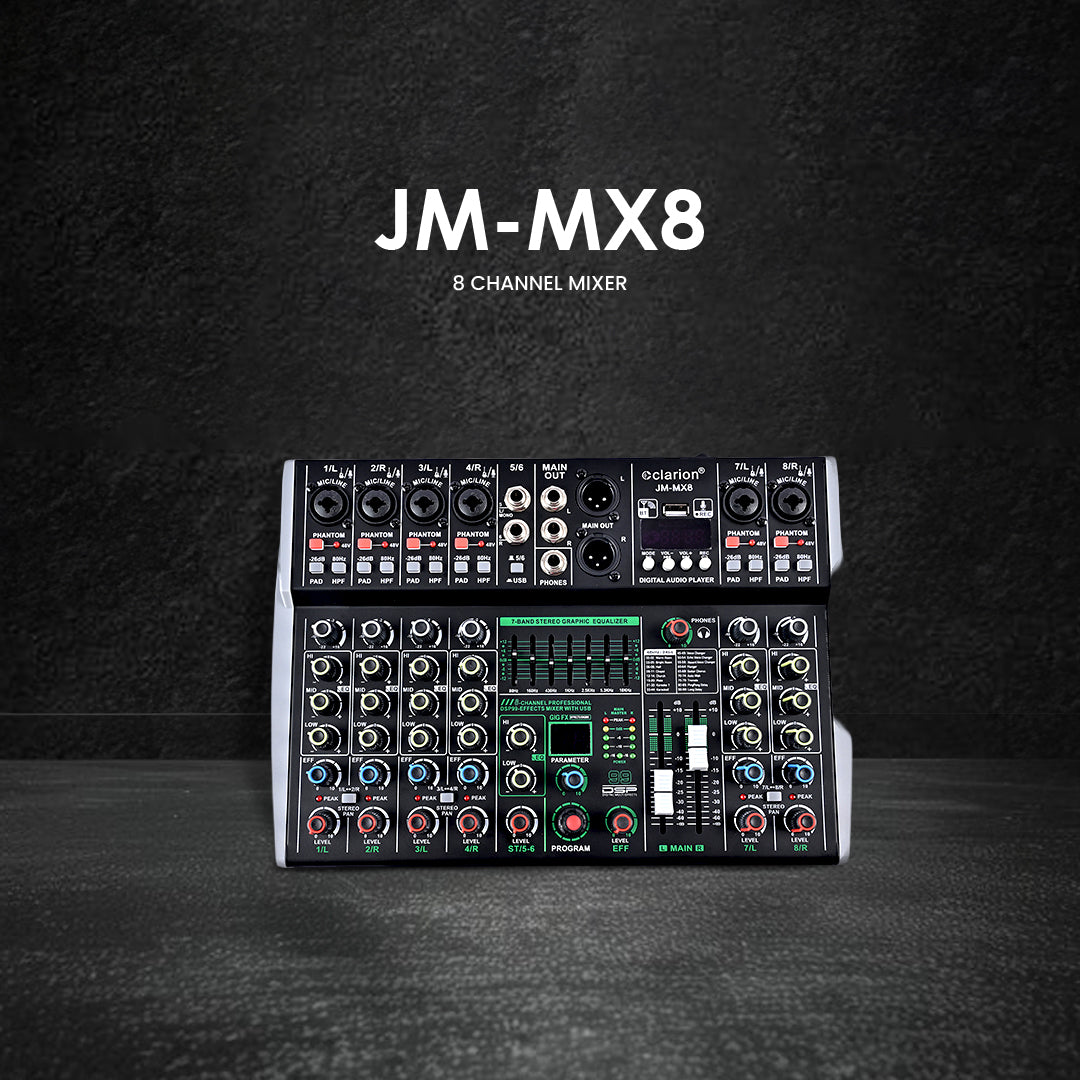 Clarion JM-MX8 8CH 16DSP Mixer