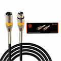 Balanced XLR Microphone Cable - 6 Meter, Black