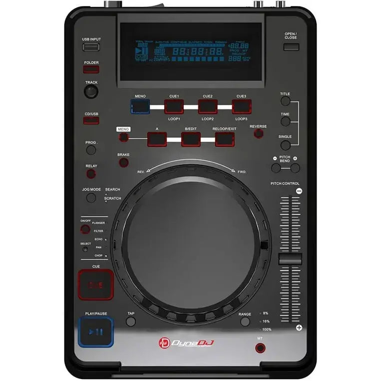 Dynatech DDJ850 Single CD/Media DJ Tabletop Player (1 pair)