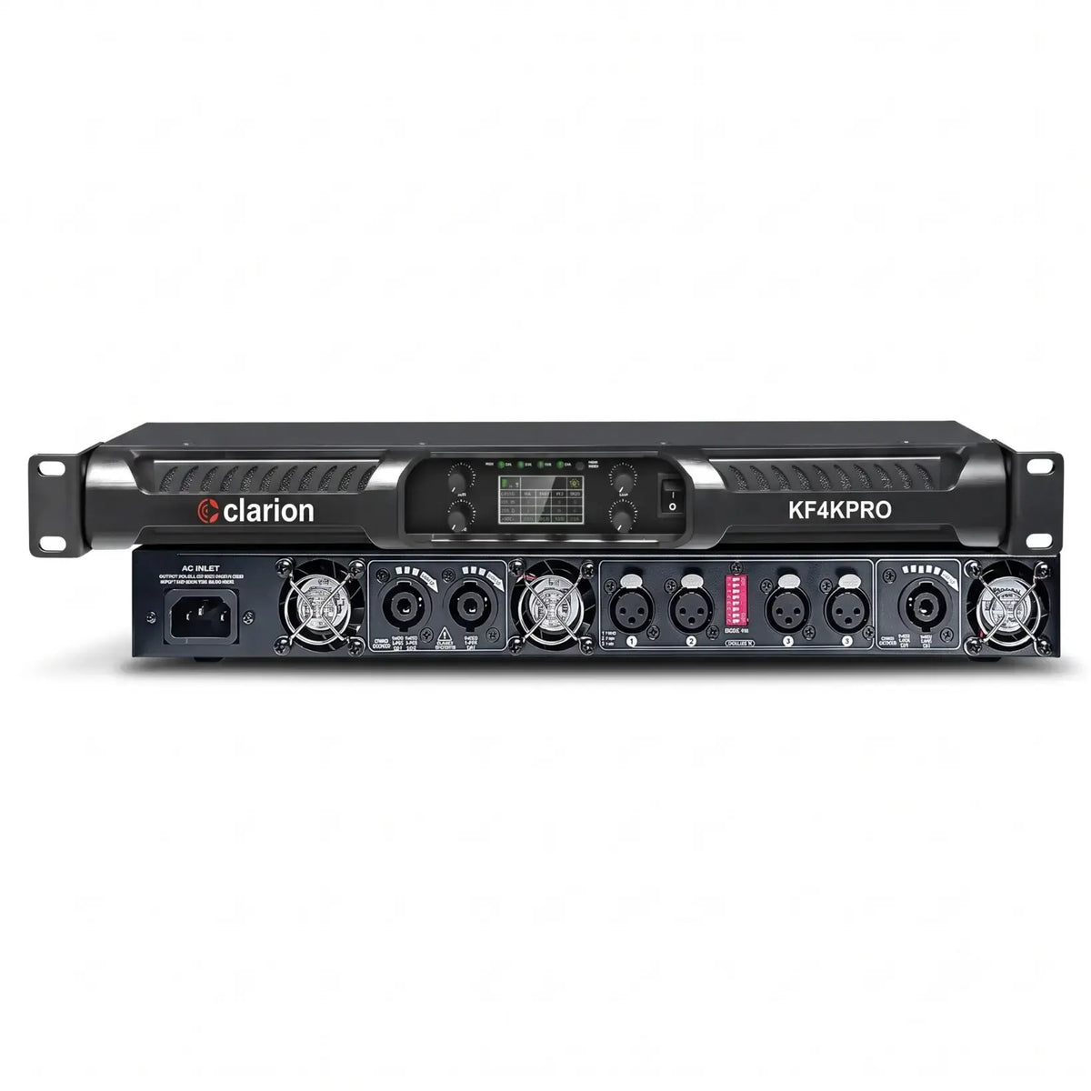 Clarion JM-KF4KPRO 4 Channel Class D Power Amplifier 1U