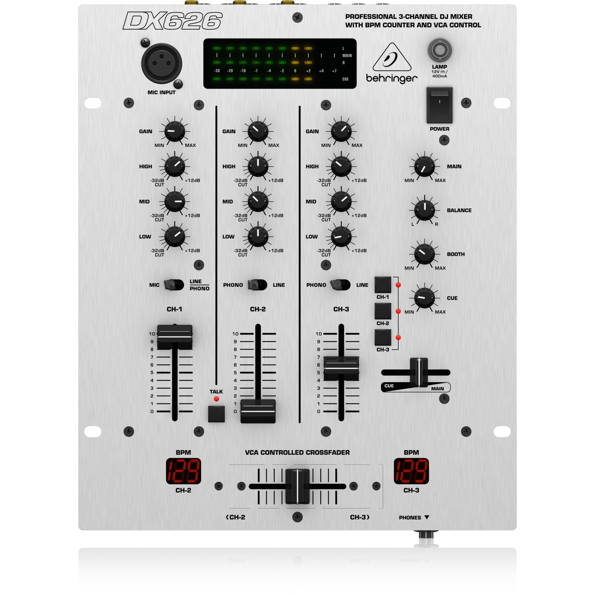 Behringer DX626 Professional 3-Channel DJ Mixer